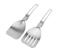 Althwuyu Food Turner, Spatole Pieghevoli in Silicone Set di Utensili da Cucina, Spatole da Cucina in Gomma Piccola Spatola per il Campeggio Escursionismo Barbecue