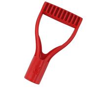 Althwuyu Impugnatura Sostitutiva a D per Pala e Rastrello, Manico in Plastica per Giardino o Uso Invernale (Arancione) (Nero) (Rosso)