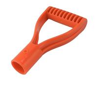 Althwuyu Impugnatura Sostitutiva a D per Pala e Rastrello, Manico in Plastica per Giardino o Uso Invernale (Arancione)