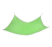 Althwuyu tela telaio rettangolo 6,6 × 9,8 piedi con quattro corde, vela all'ombra all'aperto per rilassamento del patio, a bordo piscina, giardino e cortile, bianco (Verde erba)