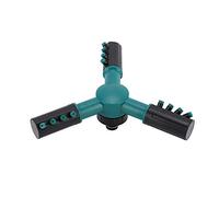 Althwuyu Testa Spray da Giardino Rotante a 360 Gradi, spruzzatore d'Acqua a Tre brani da 7,5 Pollici per Prato, Balcone, Patio, irrigazione in Serra, Verde Scuro