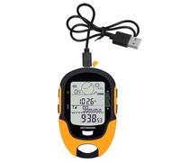 Altimetro, barometro, bussola, portatile, digitale LCD multifunzione, for campeggio, escursionismo, arrampicata, con torcia a LED(FR510)