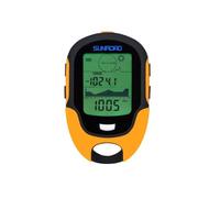 Altimetro digitale impermeabile, barometro, bussola, previsioni del tempo, orologio, timer, temperatura esterna, umidità, escursionismo, campeggio, strumenti