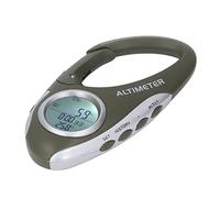 Altimetro Digitale Multifunzione con Bussola, Dimensioni Portatili, Display Retroilluminato, Custodia in ABS, per Arrampicata, Campeggio, Appassionati di Montagna, Appassionati