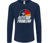 Altitudine Problem Paracadutismo Caduta Libera Funny Uomo Maniche