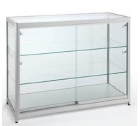 Alto Classe Alluminio Museo Negozio Vetro Bancone Vetrina Casa Contenitore 1556A