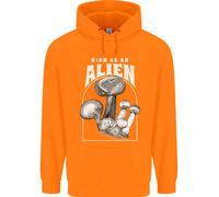 Alto Come Un Alieno Magia Funghi Lsd Trippy Bambini Felpa con Cappuccio