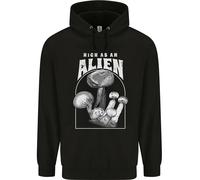 Alto Come Un Alieno Magia Funghi Lsd Trippy Uomo Felpa