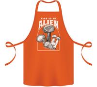 Alto come Un Alieno Magico Funghi Lsd Trippy Cotone Grembiule 100% Biologico