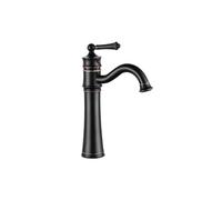 Rea Old Black rubinetto per lavabo verticale nero REA-B0227
