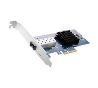Alto porto di SFPs degli adattatori di rete di Ethernet PCIExpress di rendimento 10G singolo per i centri dati e le schede di rete PCIe di fibra ottica di Sfps+ di elaborazione della nuvola