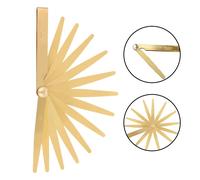 Alto Precisione Metrico Spessore Spessimetro 0.05-1m 13 Lama Ottone Strumenti