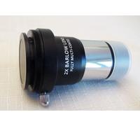 Alto Qualità 3.2cm 2x Acromatica Barlow Lente per Telescopio Con T / T2 Fili Bnb