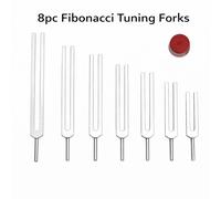 Alto Qualità 8pc Fibonacci Suono Rigenerante Regolazione Forcelle W Activator