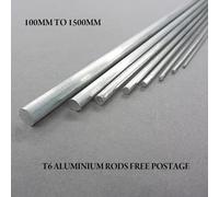 Alto Qualità Alluminio Asta Rotondo Barre Tutti Lunghezza E Diametri 6MM A 25MM