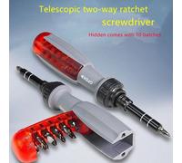 Alto Qualità Cricchetto Cacciavite 11 IN 1 ABS Maniglia Regolazione Multi Bit