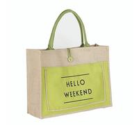 Alto Qualità Donna Lino Lusso Borsa Grande Fine Settimana Spesa Viaggio a Spalla