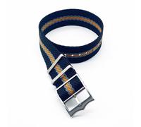Alto Qualità Uomo Singolo Pass a Righe Nylon Cinturino Orologio Polsino Ricambio