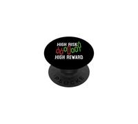 Alto Rischio Alto Premio - Day Trading & Scalping Chart Trader PopSockets PopGrip Adesivo