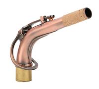 Alto Saxophone Neck | Brass Bend Tube with 2.45cm Connector | Saxophone Accessory for Enhanced Resonance/Airflow/Pitch | Sturdy Musical Instrument Part (Antique)
