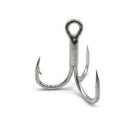 Alto tenore di carbonio di acciaio Trebles Hook con le scanalature del sangue esche attrezzatura di pesca gancio di pesce per il fiume del lago