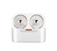 alto Ventola a spruzzo raffreddata ad acqua a basso rumore Umidificazione a portatile Usb Desktop Aria condizionata Ultrasuoni Nano Ice Mist Comfort Raffreddamento Silenzioso(01)