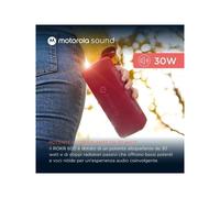 Altoparlante 30W wireless bluetooth Motorola ROKR 600 Rosso