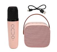 Altoparlante 5.3, Mini Macchina per Karaoke a Lunga Durata, Wireless Leggero per Esterni (Rosa)