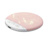 Altoparlante a cuscino - 300 mAh, mini altoparlante per dormire a disco, ricaricabile, suono stereo wireless, per dormire in camera da , altoparlanti compatti per dormire, rilassarsi