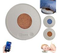 Altoparlante a cuscino per dormire, Bluetooth, ultra sottile, senza fili, macchina per il rumore bianco integrata con timer, volume migliorato, aiuto per dormire sul lato (giallo)