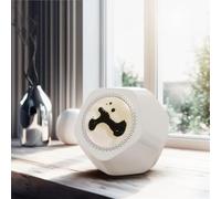 Altoparlante A Fluido Magnetico, Visualizzatore di Suoni Ferrofluidi, Lampada A Ferrofluido Danzante con Ritmo Musicale, Altoparlante A Ferrofluido -Music Mate Sound Partner Music Pickup, White, B