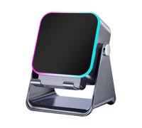 Altoparlante a induzione per telefono, stazione audio con luce, supporto per telefono cellulare con altoparlante 10 W, per ufficio, casa, compleanno, viaggi, uomini, donne, fidanzati e ragazze