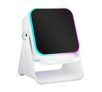 Altoparlante a induzione, staffa audio pieghevole con luce, supporto per telefono da 10 W, staffa a induzione, per viaggi, casa, ufficio, Natale, uomini, donne, ragazze, fidanzati