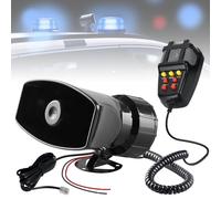 Sirena Auto,12V 100W Sirena Senza Fili,Audio Auto Sirena,Sirena Per Auto Con 7 Toni,Altoparlante Per Sirena,7 Tono Sound Car Sirena Per Auto,Moto,Barca,Camion