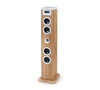 Altoparlante a torre - THOMSON - Bluetooth/CD/USB/SD - Bianco/Legno - 60W - Radio FM