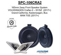 Altoparlante Alpine SPC-106CRA2 compatibile con VW Crafter 2 Panel Van 2017 ->