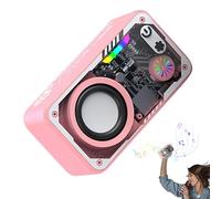 altoparlante, altoparlanti esterni wireless,Audio con luce a LED - Altoparlante wireless in stile robot con audio surround 3D e LED colorato per il campeggio da festa in spiaggia