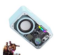 altoparlante, altoparlanti esterni wireless | Audio dal suono vibrante | Altoparlatore wireless con oneri surround 3D in stile robot interno ed esterno con LED colorato