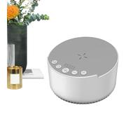 Altoparlante bianco Noise per la ricarica wireless - Caricabatterie wireless veloce da 15 W con rumore calmante del sonno, materiale ABS durevole, dispositivo audio compatto portatile, indicatore LED