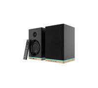 ALTOPARLANTE BLAUPUNKT BS60BK LED - 60W RMS - 2x30W - Bluetooth, HDMI ARC, Bass Reflex, risposta 45Hz-20kHz, Bluetooth, Effetto legno, Nero, Turchese