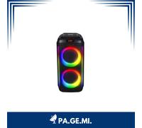 Altoparlante Bluetooth 2 woofer 10" 1000W effetto luci USB, AUX Denver BPS-458