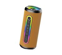 Altoparlante Bluetooth con luce, Bluetooth 5.4, Dual Speaker, Dual Bass driver, batteria da 30 ore, IPX7 impermeabile, accoppiamento TWS, AUX, scheda TF, adatto per attività all'aperto, feste, viaggi