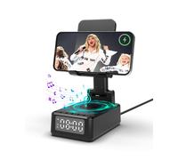 Altoparlante Bluetooth con Porta Cellulare Pieghevole Cassa Bluetooth 5 in 1