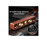 Altoparlante Bluetooth con USB, AUX e TF, suono stereo ad alta definizione, stile retrò, batteria da 2400 mAh, finitura in le
