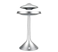 Altoparlante Bluetooth galleggiante con disco volante con luci a LED Questo altoparlante wireless levitante presenta una struttura in metallo di grado aerospaziale, offrendo 8 ore di durata della