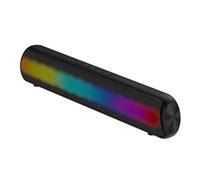 Altoparlante Bluetooth luminoso PAVEOS, suono HIFI, luci colorate, subwoofer con microfono, compatibile con diversi dispositivi, per casa, esterni,