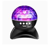 Altoparlante Bluetooth, palla da discoteca a LED, luce notturna creativa rotante a 360 gradi, resistente, ideale per la camera dei bambini e per