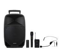 Fonestar Malibu-312 Portable Speaker With Microphone 250w Nero