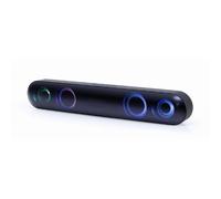 Gembird SPKBT-BAR400L altoparlante soundbar Nero 2.0 canali 10 W