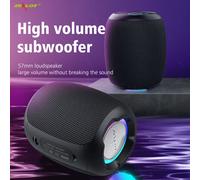 Altoparlante Bluetooth portatile impermeabile ZEALOT S53 da 10 W, 4400 mAh, 116 mm, nero